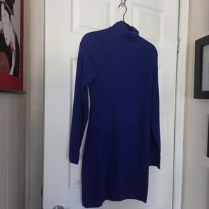 INC International Concepts Blue Long Sleeve Dress